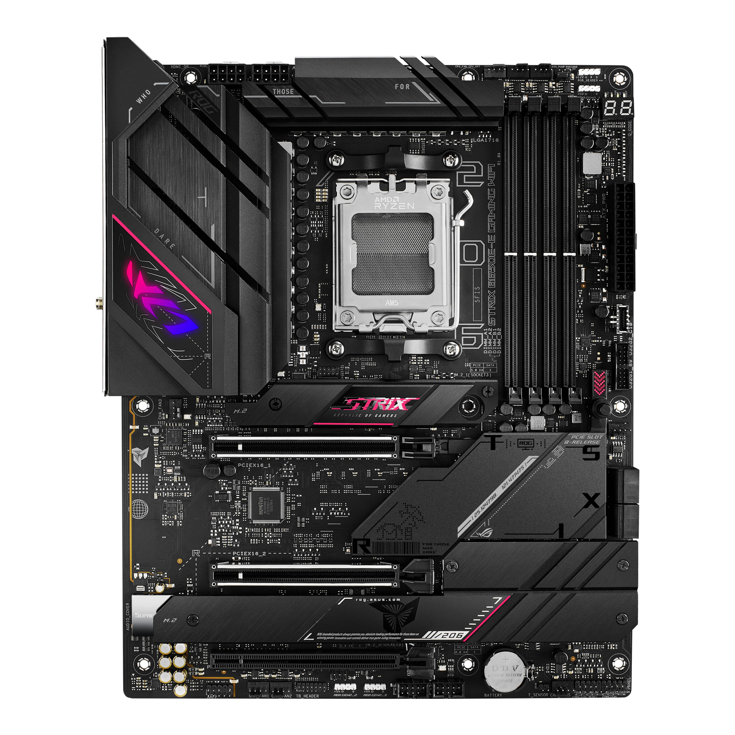 ASUS ROG STRIX B650E-E GAMING WIFI AMD B650 Presa di corrente AM5 ATX ASUS ROG STRIX B650E-E GAMING WIFI AMD B650 Socket AM5 ATX