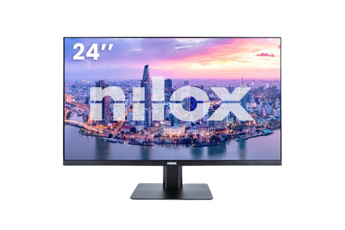 Nilox MONITOR 24" NXMM24FHD112 LED FULLHD IPS 100HZ HDMI/DP SQUARE· Monitor PC 60,5 cm (23.8") 1920 x 1080 Pixel Nero