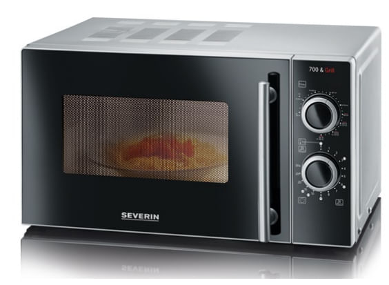 Severin MW 7771 forno a microonde Superficie piana Microonde combinato 20 L 700 W Nero, Argento Severin MW 7771 forno a microonde Nero, Argento Microo