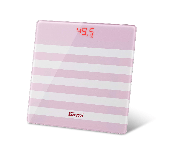 Girmi BP2107 Bilancia Pesapersona Digitale Vetro Rosa