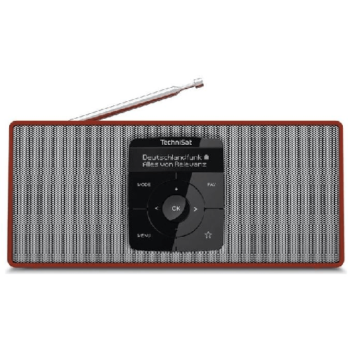 TechniSat DIGITRADIO2S Portatile Digitale Rosso, Argento