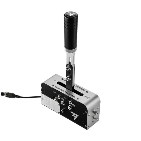 Thrustmaster 4060306 periferica di gioco Nero, Argento USB Freno a mano PC, PlayStation 4, PlayStation 5, Xbox One, Xbox One S, Xbox One X, Xbox Serie