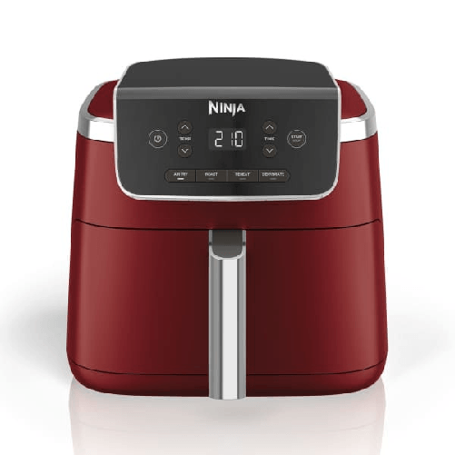 Ninja af140eucm friggitrice ad aria calda 4,7l cannella 4 programmi disidratatore