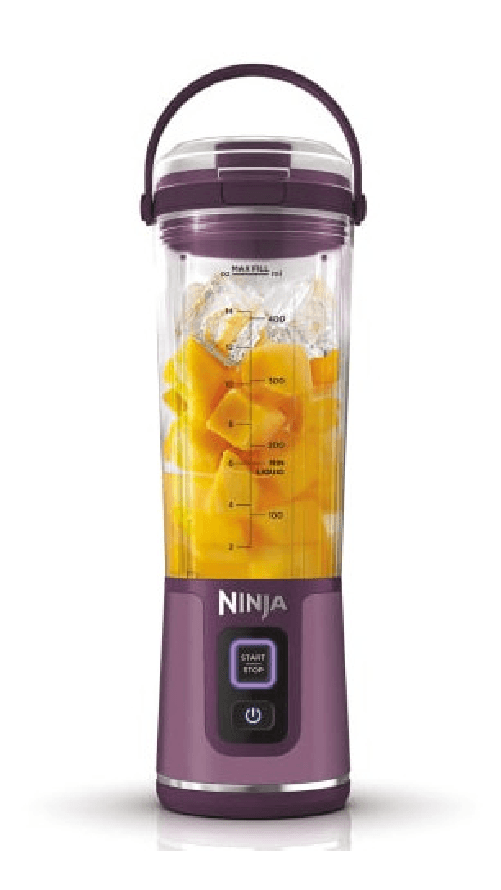 Ninja bc151eupr frullatore portatile tritaghiaccio senza fili 0,53l viola