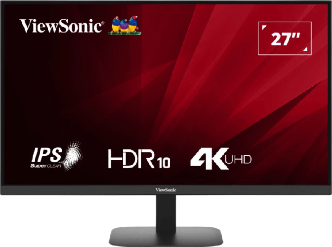 Viewsonic va2708-4k-hd monitor pc 27" 4k ultra hd ips led hdr10 60hz nero