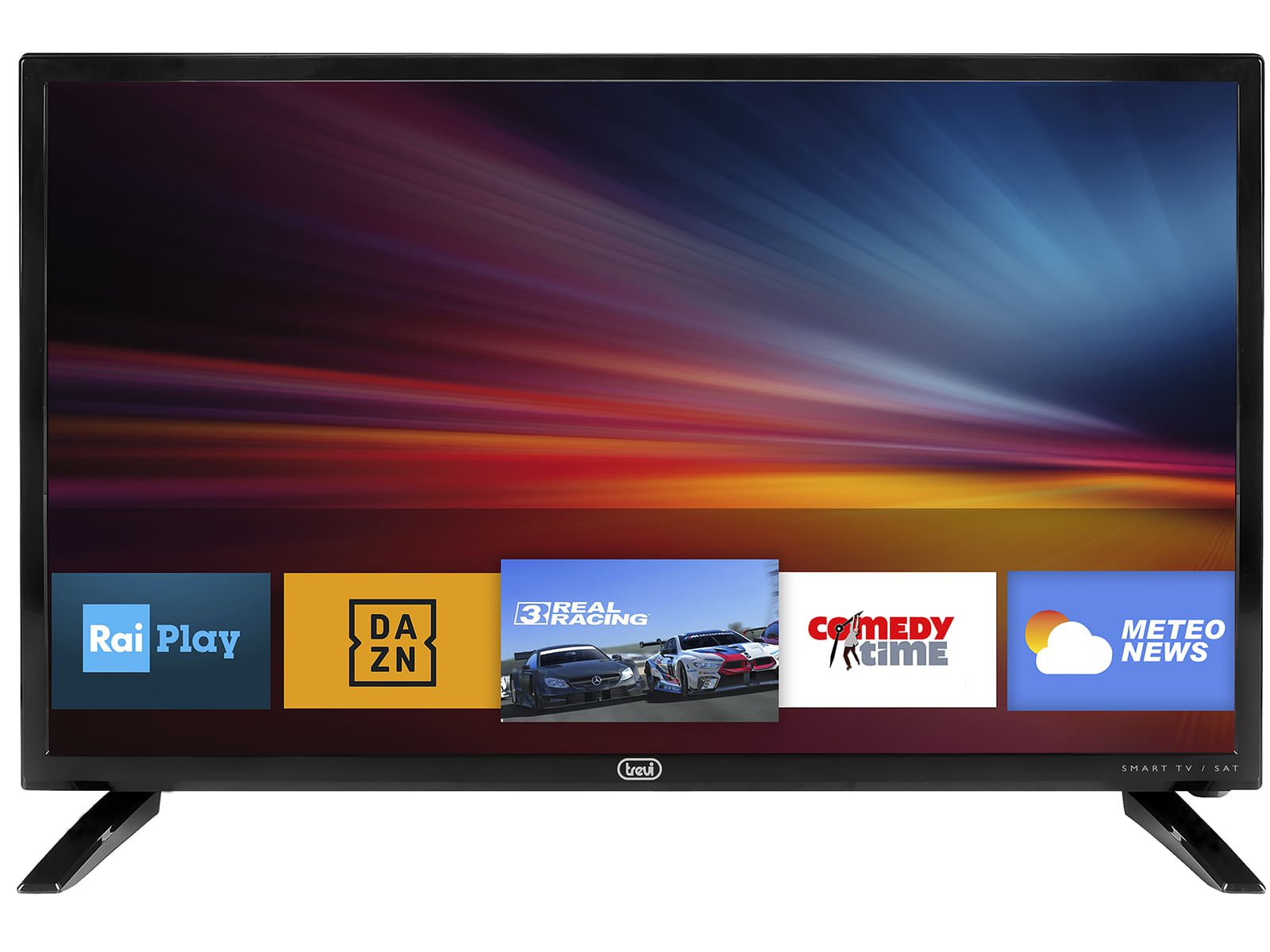 Trevi LVT 2409 Tv hd 24 pollici Smart 12vcc Dvb-t2-s2 hevc 10bit slot c.i. Doppia Alimentazione Trevi LTV 2409 SMART 61 cm (24") HD Smart TV Wi-Fi Ner