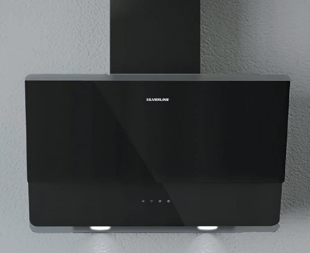 Silverline 3490.6.733.01 Oslo Cappa a parete drop control cm. 60 Classe B 576 m3-h nera