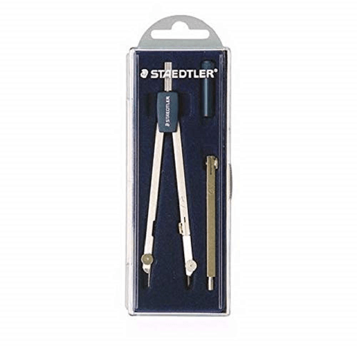 Staedtler Compasso Asta Articolata Astuccio Staedtler Mars basic 559 Blu, Acciaio