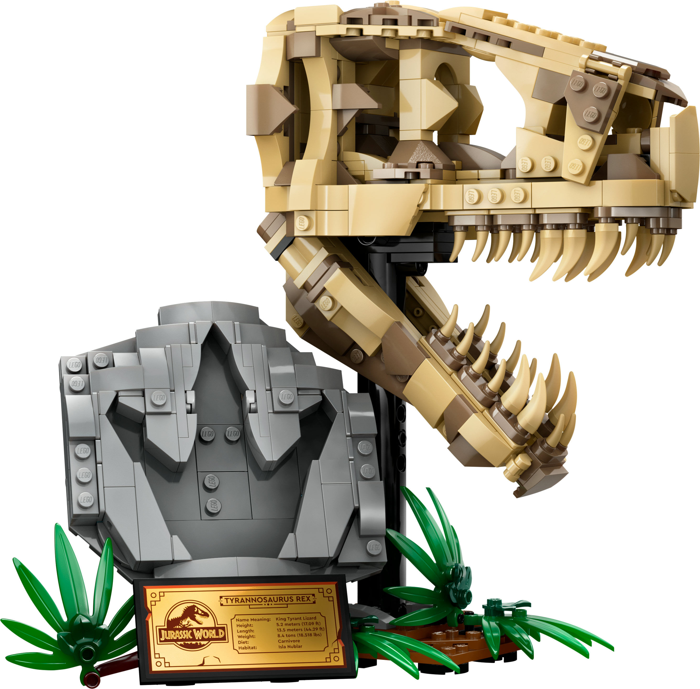 LEGO Jurassic World 76964 Fossili di Dinosauro: Teschio di T. Rex Giocattolo LEGO Fossili di dinosauro: Teschio di T.rex
