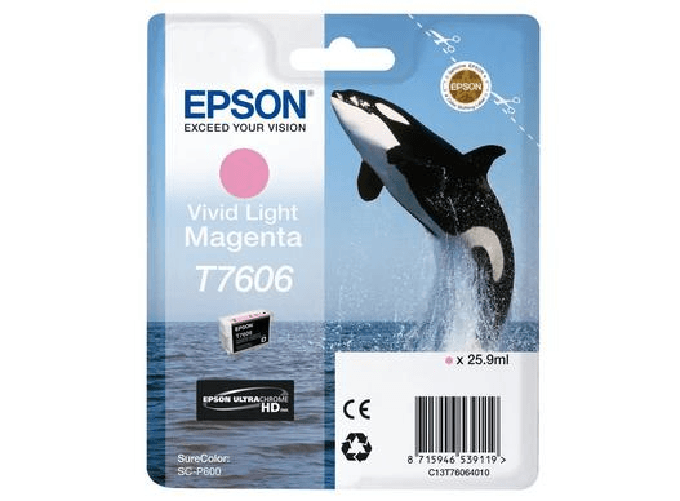 Epson C13T76064N10 Cartuccia d'Inchiostro 1 Pezzo Originale Magenta Chiaro Epson C13T76064N10 cartuccia d'inchiostro 1 pz Originale Magenta chiaro