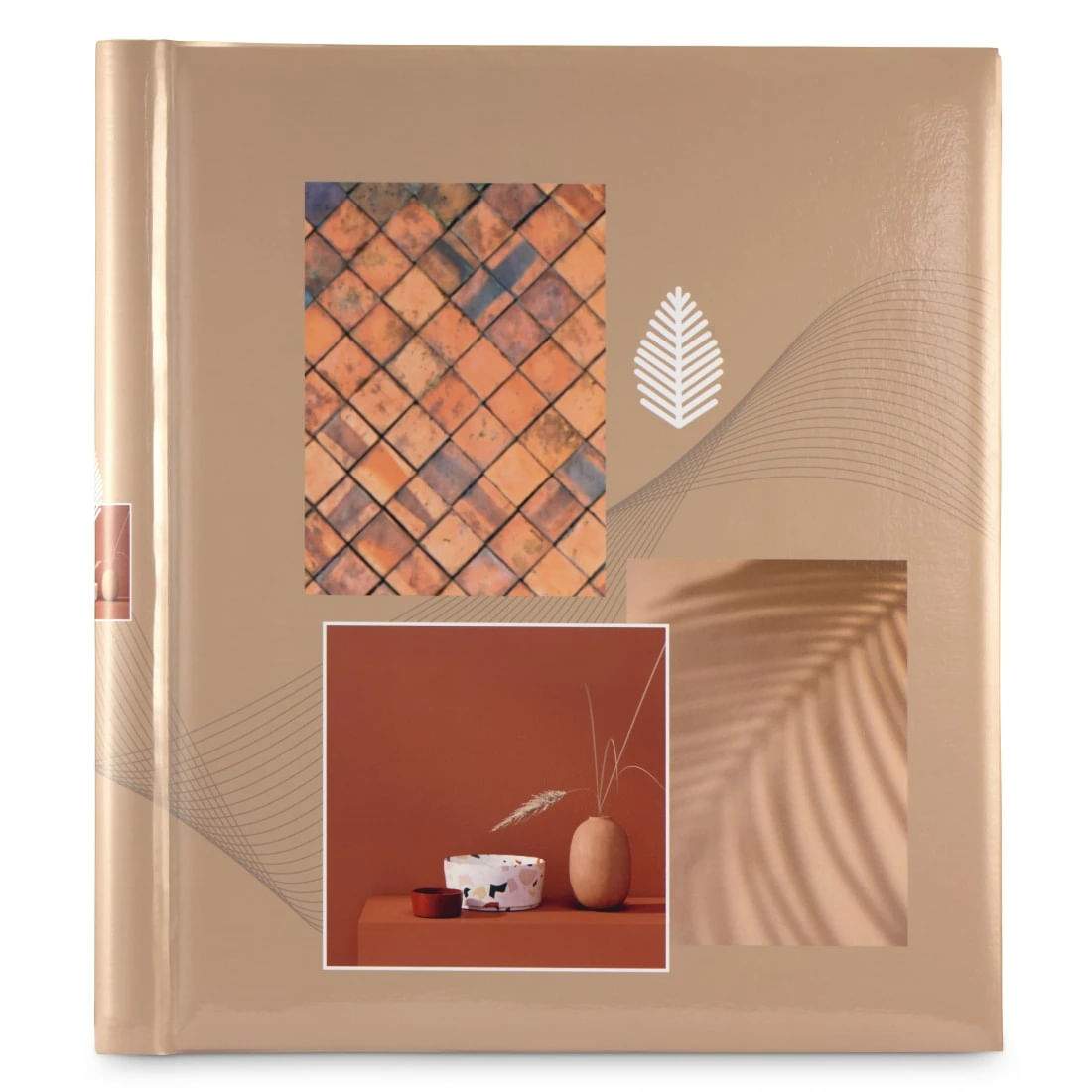 Hama Singo II album fotografico e portalistino Marrone 40 fogli 10 x 15 Rilegatura a spirale