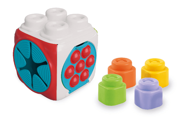 Clementoni Cubo Multiattivita' Soft Clemmy Clementoni Sensory Activity Cube