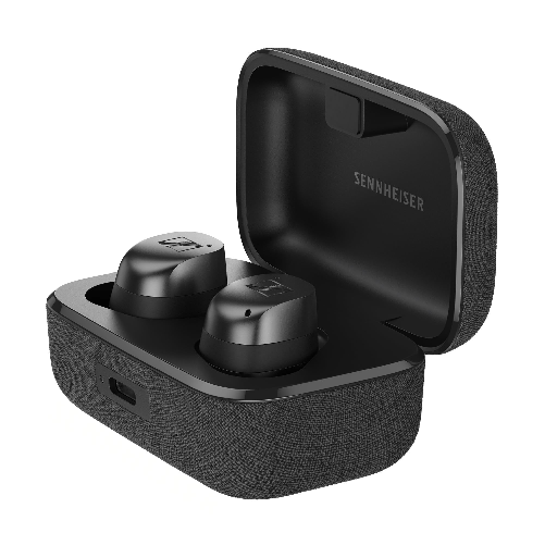 Sennheiser MOMENTUM True Wireless 4 Smart Earbuds con Bluetooth 5.4 Adaptive ANC Nero-Grafite