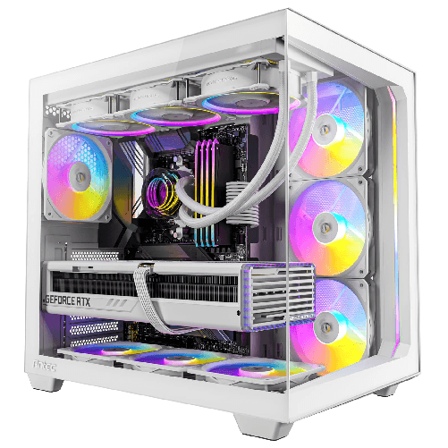 Antec C5 ARGB Bianco Ventole ARGB PWM da 7x120mm Incluse Porta di Tipo C 3 Antec C5 Midi Tower Bianco