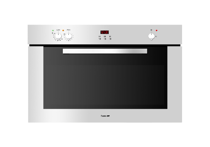 Foster forno a gas ventilato da incasso ke 7193 047 90 97l acciaio satinato 89,5cm