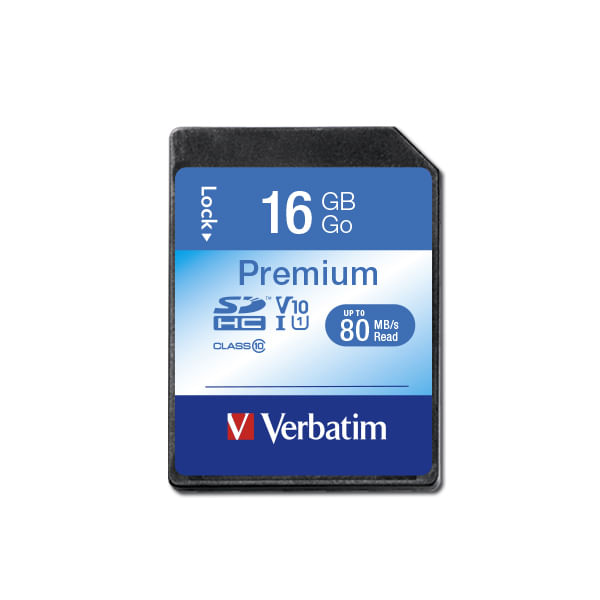 Verbatim Secure Digital 16gb classe 10 Verbatim Premium 16 GB SDHC Classe 10