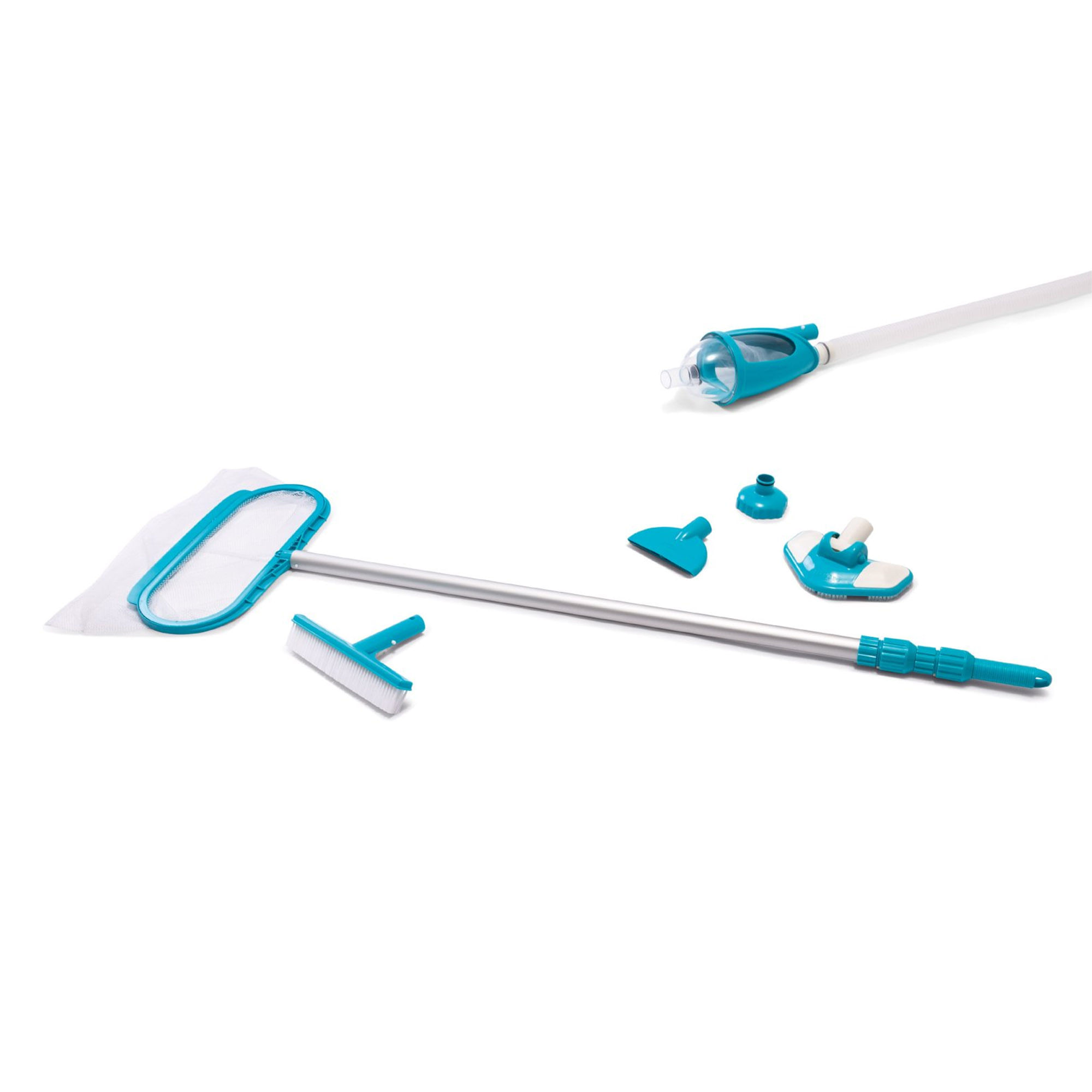 Intex Kit Deluxe per la manutenzione della piscina accessori per la piscina set per la pulizia della piscina 5 pezzi Intex 28003 accessorio per piscin