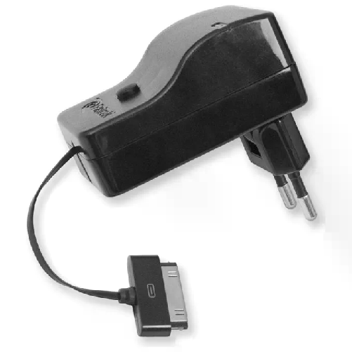 ReTrak EUIPODWALLB Caricabatterie per dispositivi mobili Telefono cellulare, MP3 Nero AC Interno