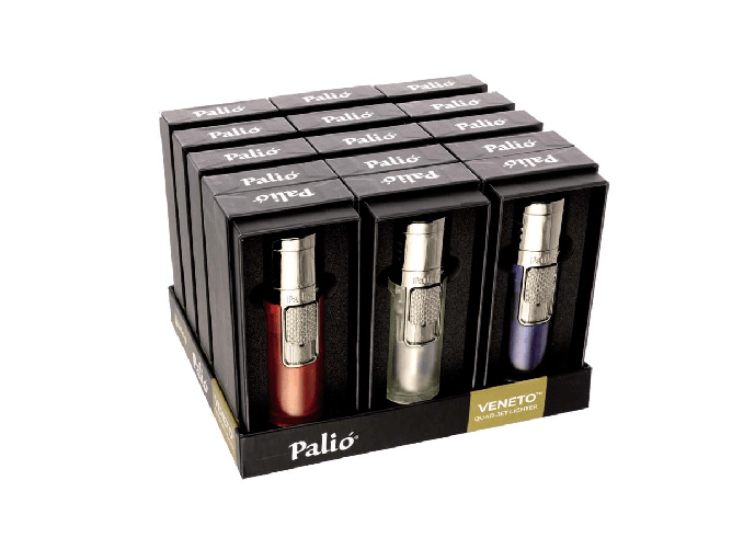 Generica Paliò ACCENDISIGARI VENETO QUAD DIAMOND JET DISPLAY 15PZ