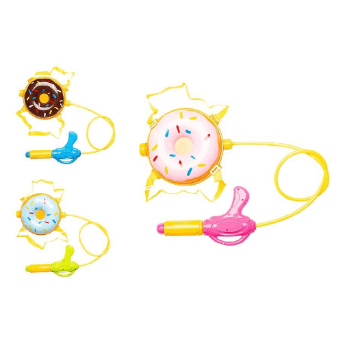 TrAdE Shop Traesio Zaino Portatile Con Pistola Ad Acqua Bambini Ciambella Sparatutto Gioco Estivo 6558094 -