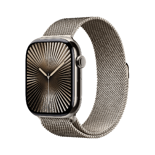 Apple watch series 10 gps + cellular 46mm cassa in titanio smartwatch impermeabile