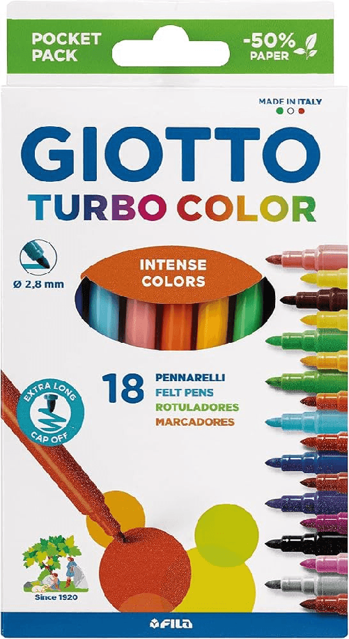 Balmar astuccio 3 zip poliestere assortiti con 12 pastelli e 18 pennarelli giotto