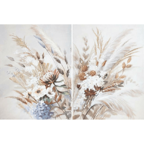 Tela DKD Home Decor Pino Tela 90 x 3,7 x 120 cm