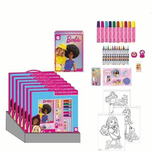 Set di Cancelleria Barbie Rosa