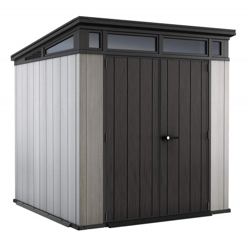 Keter Casetta da Giardino Box Portattrezzi da esterno ARTISAN 77 in Resina 214x218x226h grigio Keter 17203426 casetta da giardino Casetta in plastica