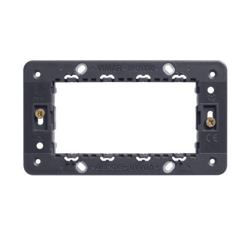 Vimar serie eikon supporto con viti plurimodulo installazione sicura e stabile *** numero posti 4