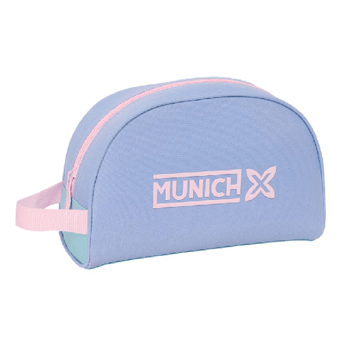 Munich Necessaire da Viaggio Munich Mellow Azzurro Rosa Blu cielo 28 x 18 x 10 cm