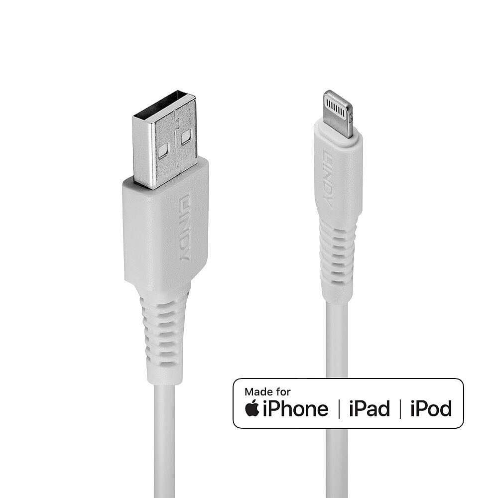 Lindy Cavo Usb a Lightning Bianco 2mt Lindy 31327 cavo Lightning 2 m Bianco