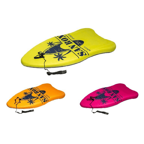 TrAdE Shop Traesio Tavoletta Mare Eps 84cm Bodyboard Surf Colorata Con Scritta Con Corda Per Caviglia 3501024 -