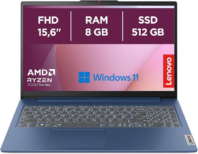 Lenovo ideapad slim 3 notebook 15.6" amd ryzen 5 16gb ram 1tb ssd full hd