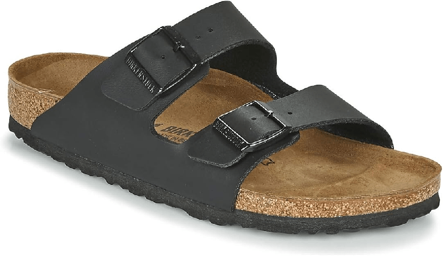 BIRKENSTOCK SCARPE SANDALI UOMO BIRKENSTOCK ARIZONA BS 0051793 PELLE NERO ORIGINALE PE 2025 Colore Nero,Taglia 40