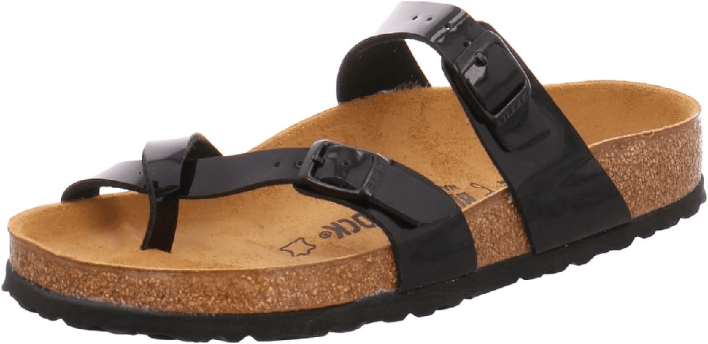 BIRKENSTOCK SCARPE SANDALI DONNA BIRKENSTOCK FLORIDA BS 0053013 PELLE NERO ORIGINALE PE 2025 Colore Nero,Taglia 38