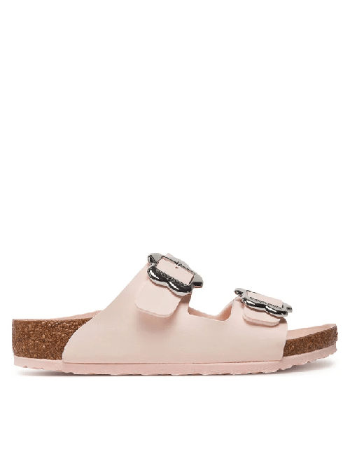 BIRKENSTOCK SCARPE SANDALI RAGAZZA BIRKENSTOCK ARIZONA FOWER 1029490 PELLE ROSA ORIGINAL2025 Colore Rosa,Taglia 36