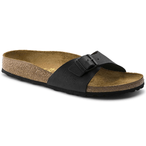 BIRKENSTOCK SCARPE SANDALO DONNA BIRKENSTOCK MADRID BS 0040793 PELLE NERO ORIGINALE PE Colore Nero,Taglia 36