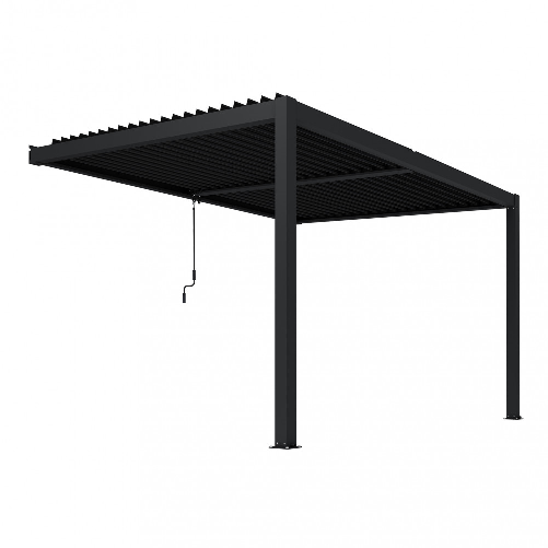 MILANI HOME Pergola bioclimatica addossata 4 x 2,5 m