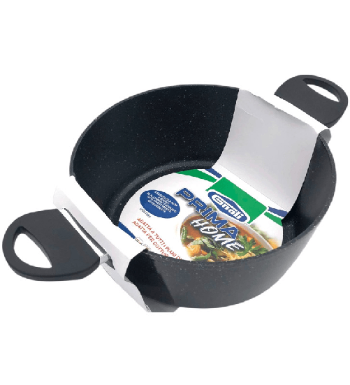 Gnali Prima, casseruola 24, antiaderente adatta ad induzione Gnali Prima, casseruola ø 24, antiaderente adatta ad induzione