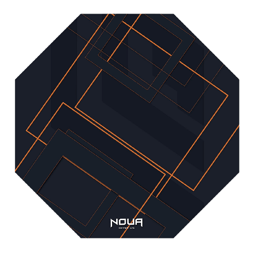 Noua floorpad tappeto gaming ottagonale antiscivolo antigraffio resistente all'acqua