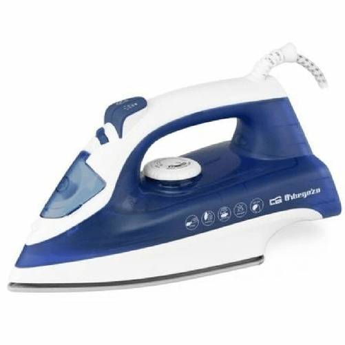 Orbegozo SV 2250 ferro da stiro Ferro da stiro a secco e a vapore Piastra in Ceramica 2200 W Blu, Bianco Orbegozo Ferro da Stiro a Vapore Orbegozo SV