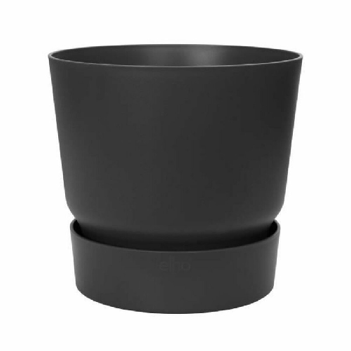 Elho Vaso Elho Greenville 24,48 cm Nero Plastica Elho Vaso Elho Greenville Ø 24,48 cm Nero Plastica
