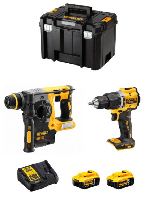 Dewalt kit dck226 (dch273 + dcd100y + 2 x 5,0 ah.. 8435587928881