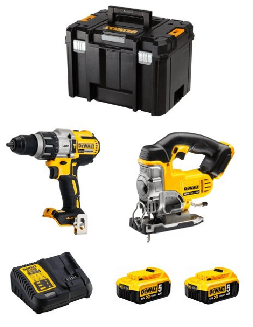 Dewalt kit dwk213 (dcd996 + dcs331 + 2 x 5,0 ah +.. 8435587916789