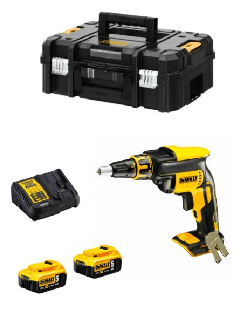 Dewalt avvitatore per cartongesso dcf620p2t (2 x.. 0635292961069