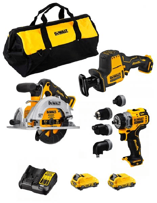 Dewalt kit d12k302 (dcs512 + dcs312 + dcd703 + 2.. 8435587925422