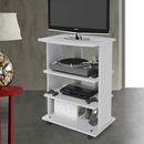 Azurline  Pidema:Mobile porta Pc e stampante in legno bianco