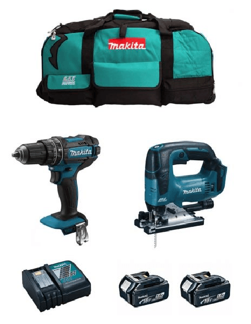 Makita kit mk202 (dhp482 + djv182 + 2 x 5,0 ah +.. 8435587916154