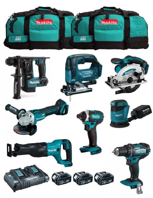 Makita kit mk801 (ddf482 + dhr171 + dga504 +.. 8435587916437